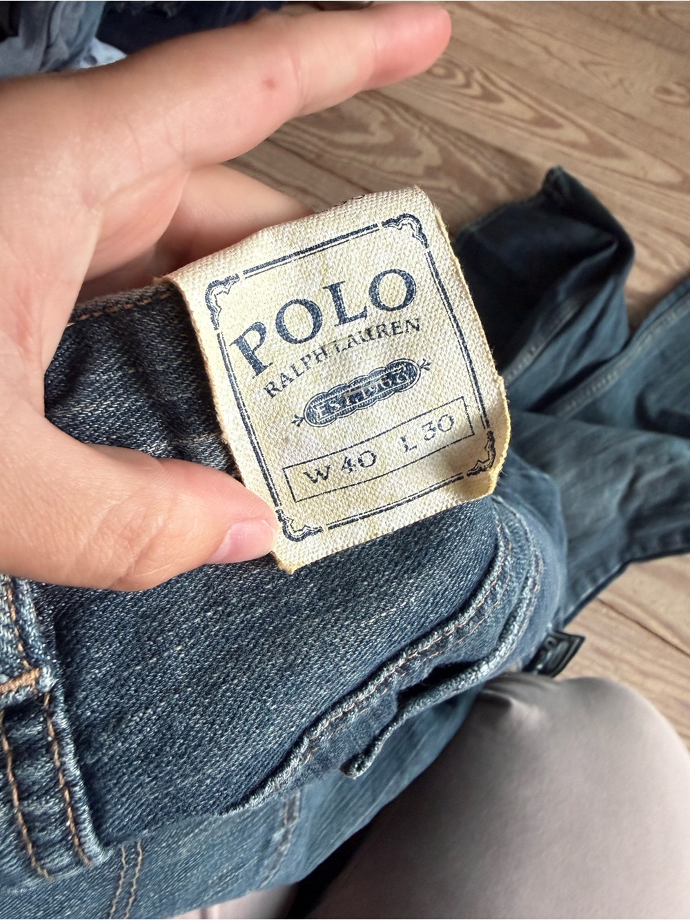 Polo Ralph Lauren Classic 5-Pocket Jean 40x30 NWT - Picture 7 of 8